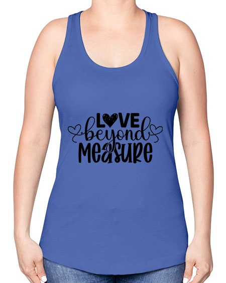 Love Beyond Measure 389# - kids -Racerback Tank