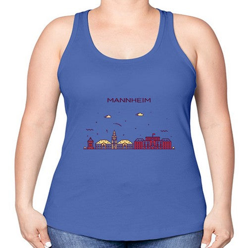 Mannheim 1237# - cities -Racerback Tank