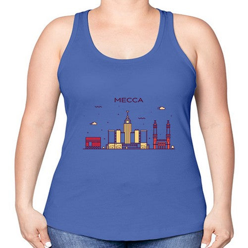 Mecca 1264# - cities -Racerback Tank