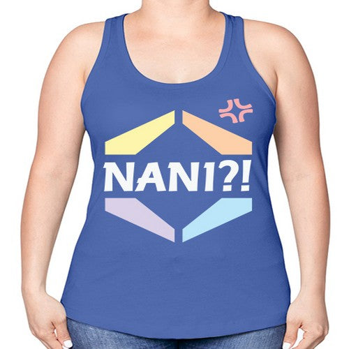 Nani What Funny Japanese Anime 270# - anime -Racerback Tank
