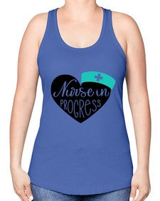 Nurse In Progress Style Style 1162# - nurse -Racerback Tank