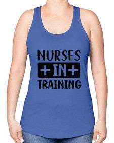 Nurses in training 1244# - nurse -Racerback Tank
