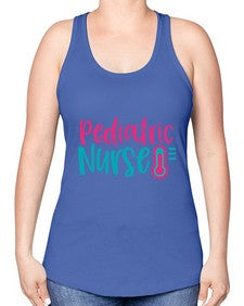 Pediatric Nurse Style 1304# - nurse -Racerback Tank