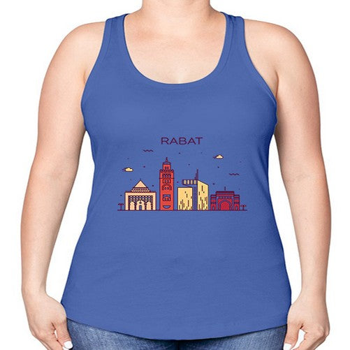Rabat 1706# - cities -Racerback Tank