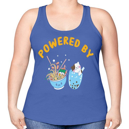 Ramen Bubble Tea Japanese Noodles Anime 278# - anime -Racerback Tank