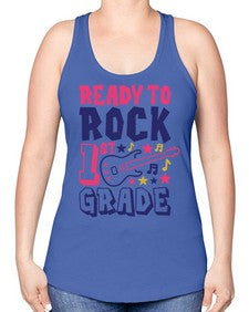 Ready To Rock first 730# - first grade -Racerback Tank