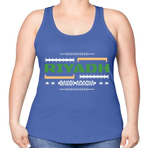 Riyadh 1741# - cities -Racerback Tank
