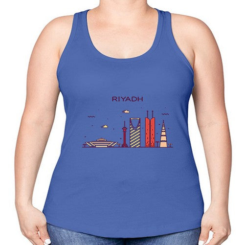 Riyadh 1742# - cities -Racerback Tank