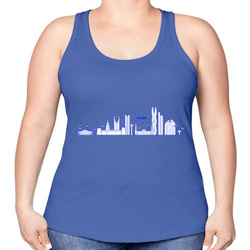 Riyadh 1743# - cities -Racerback Tank