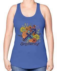 Sagittarius 130# - sagittarius -Racerback Tank