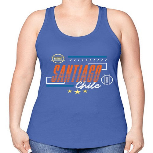 Santiago 1795# - cities -Racerback Tank