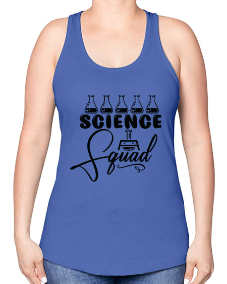 Science Squad 55# - general science -Racerback Tank