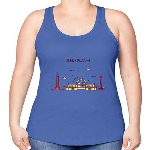 Sharjah 1831# - cities -Racerback Tank