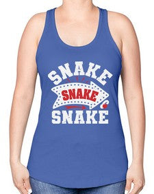 Snake Snake SNAKE 45# - video games -Racerback Tank