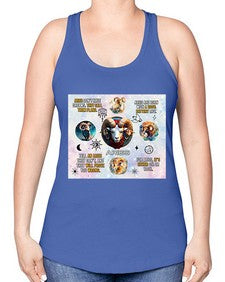 Straight Aries 469# - aries -Racerback Tank