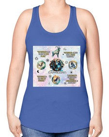 Straight Capricorn 471# - capricorn -Racerback Tank