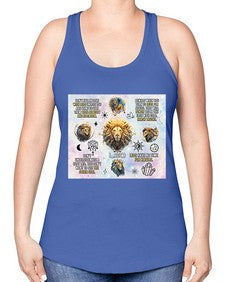 Straight Leo 473# - leo -Racerback Tank