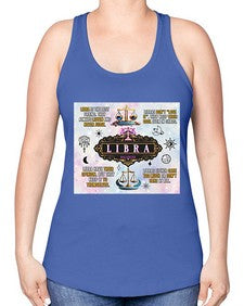 Straight Libra 474# - libra -Racerback Tank