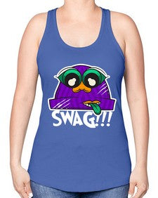 Swag beanie 247# - cartoon general -Racerback Tank