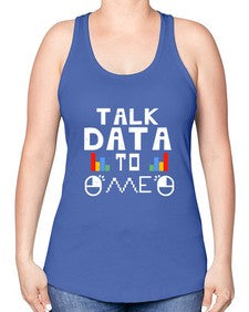 Talk dada to me 15# - computer -Racerback Tank