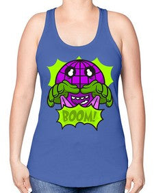 The boomdays 249# - cartoon general -Racerback Tank