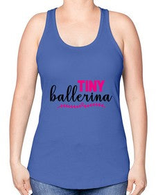 Tiny ballerina 202# - ballet -Racerback Tank