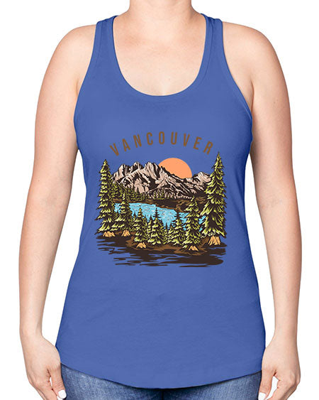 Vancouver 4# - nature -Racerback Tank