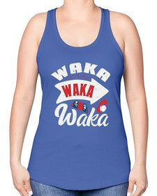 Waka Waka Waka 50# - video games -Racerback Tank