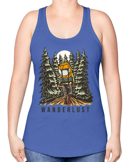 Wanderlust 2# - nature -Racerback Tank