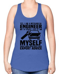 Yes I Am A Mechanical Style 1671# - engineer -Racerback Tank