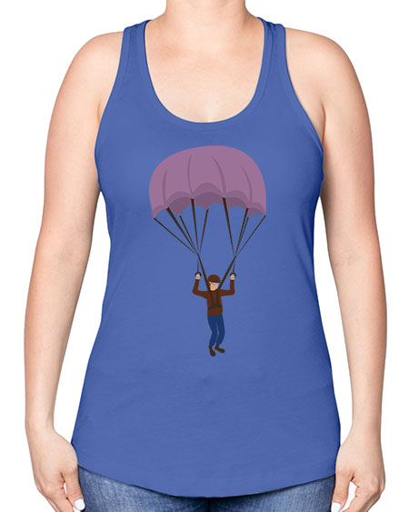 all in one 10# - parachute -Racerback Tank