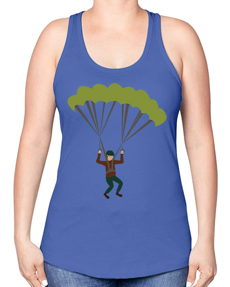 all in one 11# - parachute -Racerback Tank