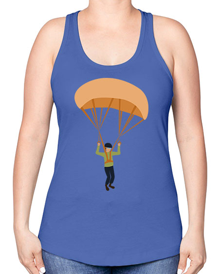 all in one 13# - parachute -Racerback Tank