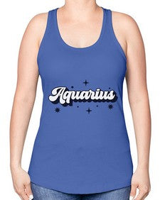 aquarius 82# - aquarius -Racerback Tank