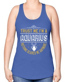 aquarius 87# - aquarius -Racerback Tank