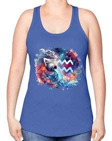 aquarius 90# - aquarius -Racerback Tank