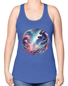 aquarius 91# - aquarius -Racerback Tank