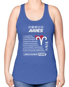 aries 137# - aries -Racerback Tank