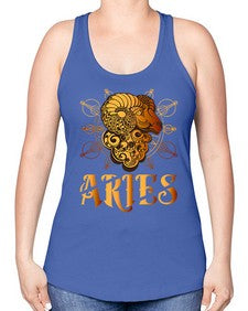 aries 14# - aries -Racerback Tank