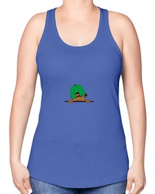 black boy 25# - black boys or men -Racerback Tank