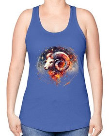 capricorn 214# - capricorn -Racerback Tank