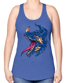 dragon 173# - dragon -Racerback Tank