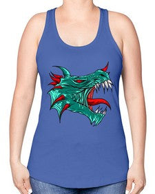 dragon 174# - dragon -Racerback Tank