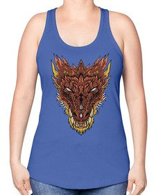 dragon 176# - dragon -Racerback Tank