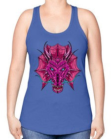 dragon 178# - dragon -Racerback Tank