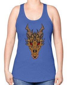 dragon 179# - dragon -Racerback Tank