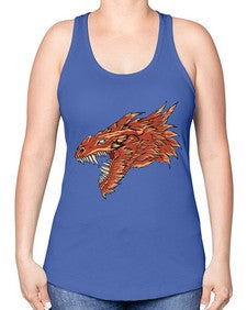 dragon 184# - dragon -Racerback Tank