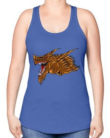 dragon 187# - dragon -Racerback Tank