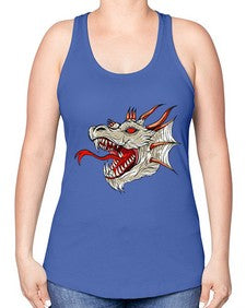 dragon 191# - dragon -Racerback Tank