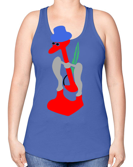 drinky bird 33# - birds -Racerback Tank